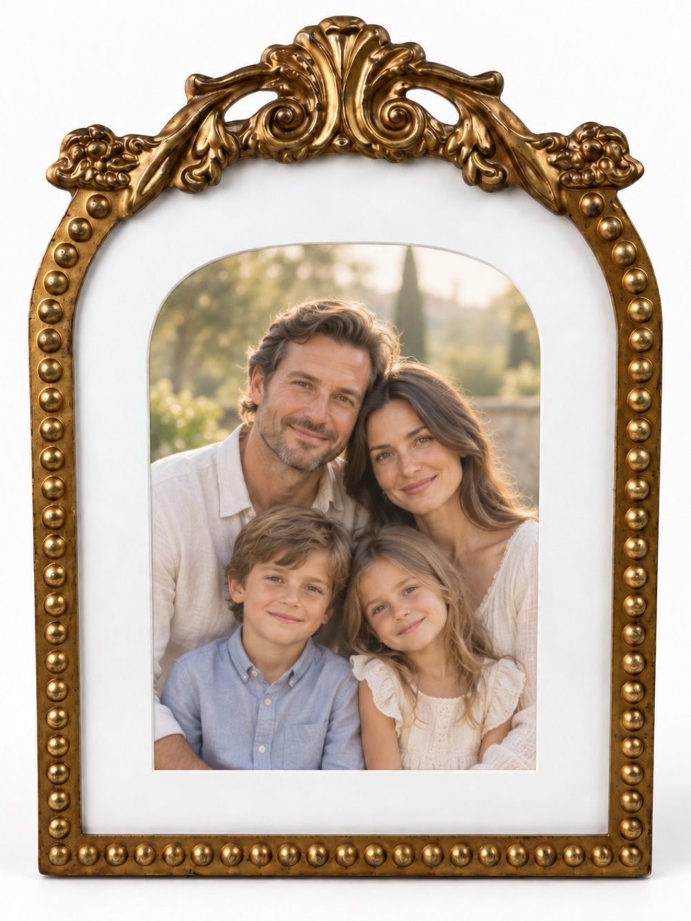 Ornate Baroque Gold Picture Frame 5x7 Easel Back 3.5x5.5 Photo Opening